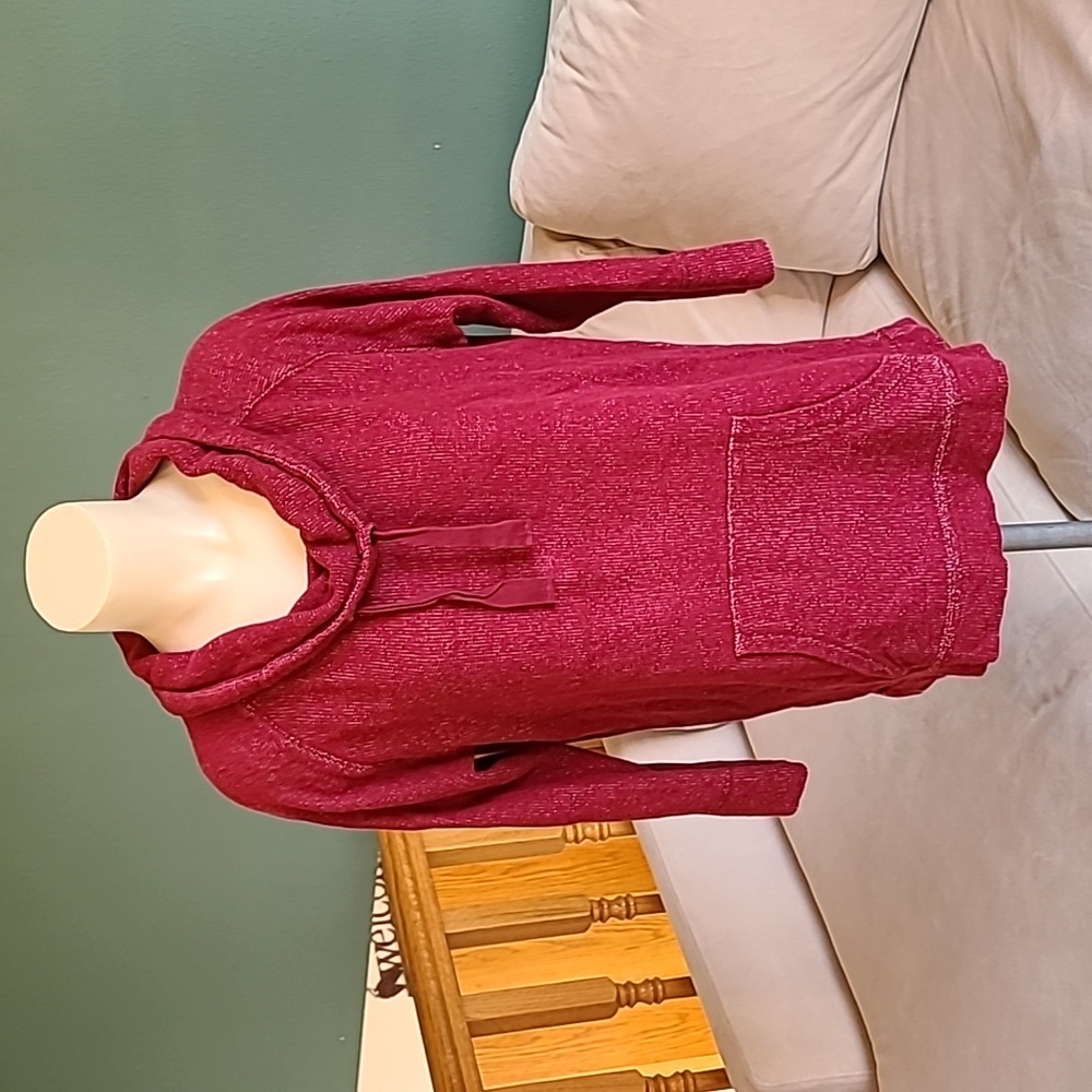 Eddie Bauer Maroon Cowlneck Sweater